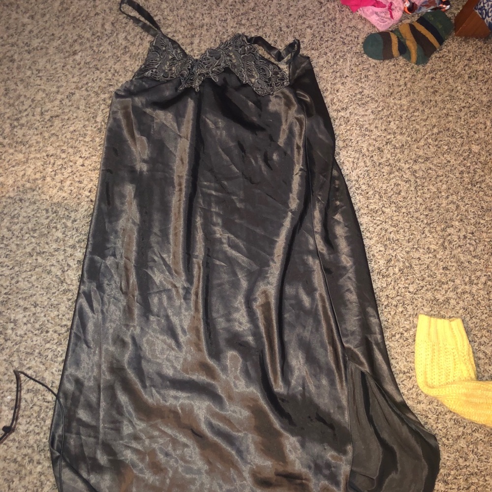 Vintage Satin Midi slip dress